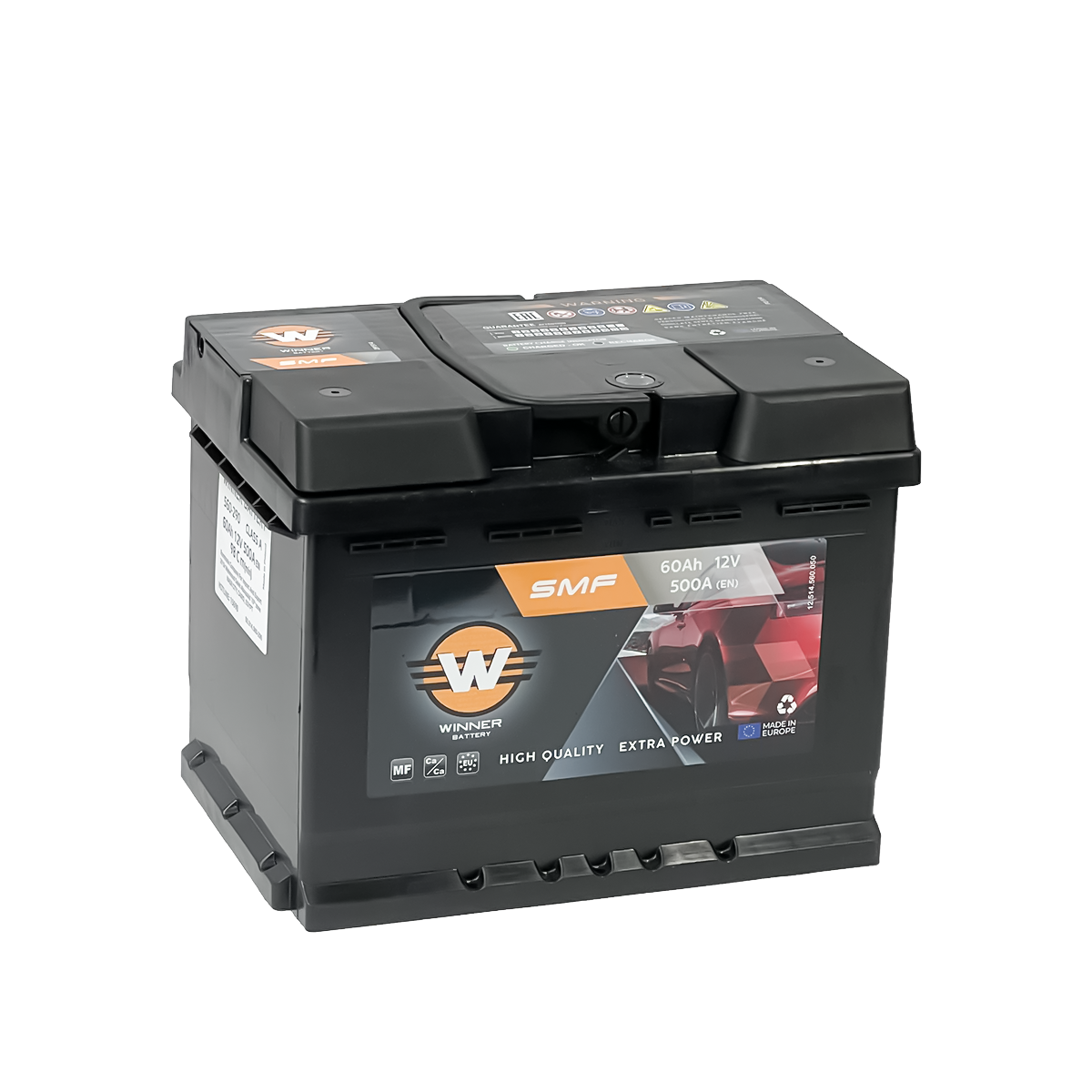 TD70 WINNER SMF BATTERY 60AH MADE IN EU