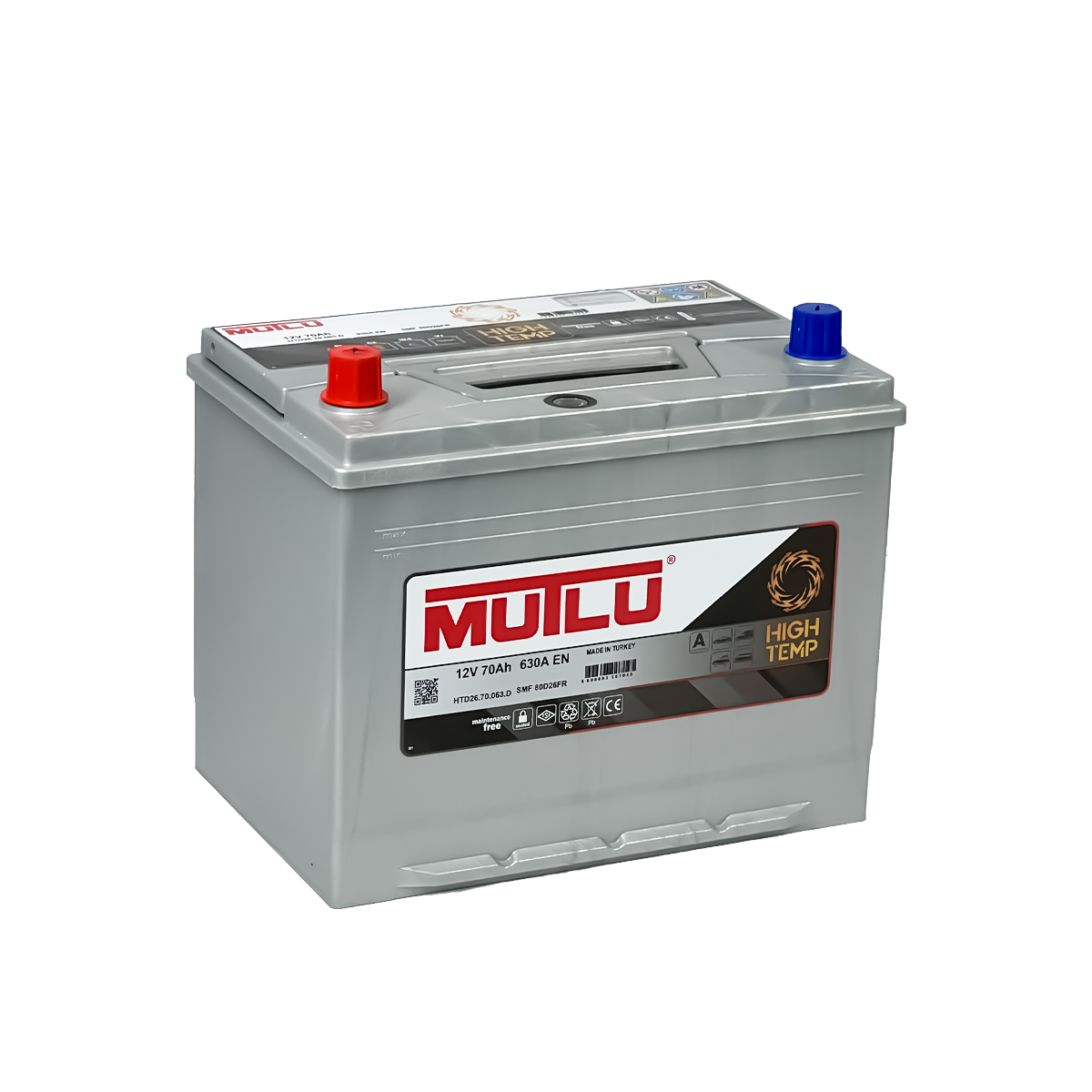 NS70 MUTLU BATTERY 70AH MADE IN TURKEY