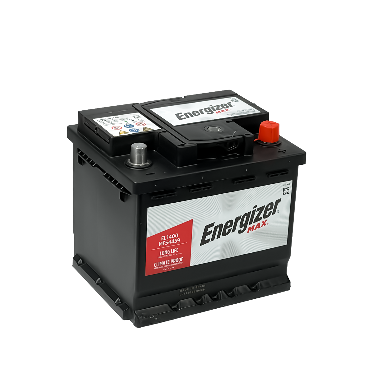 DIN44 ENERGIZER MAX SMF BATTERY 44AH