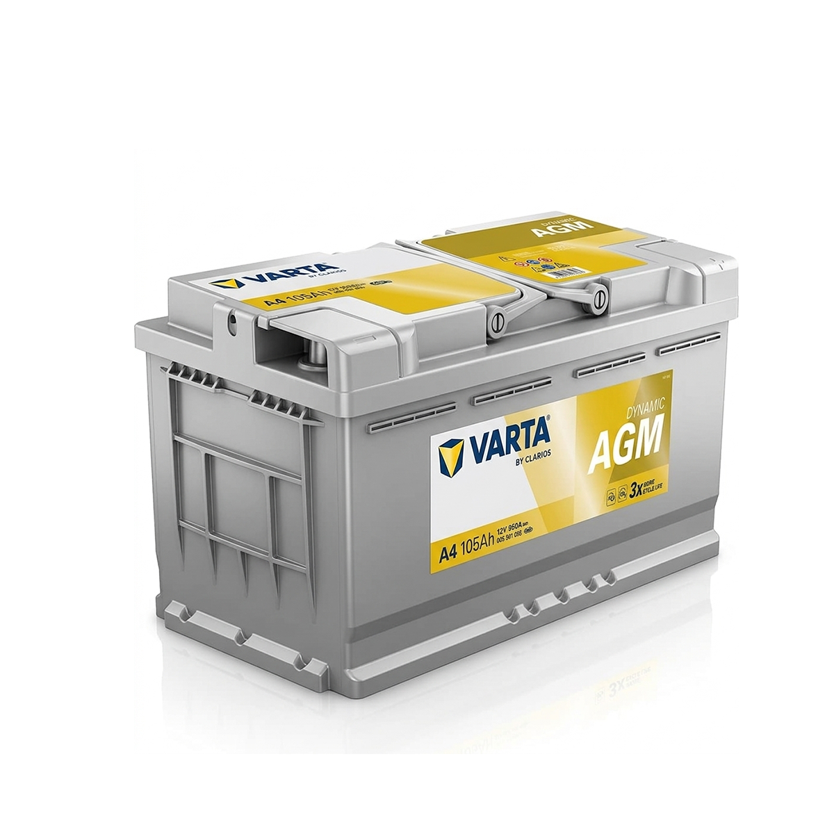 DIN105L AGM VARTA BATTERY 105AH
