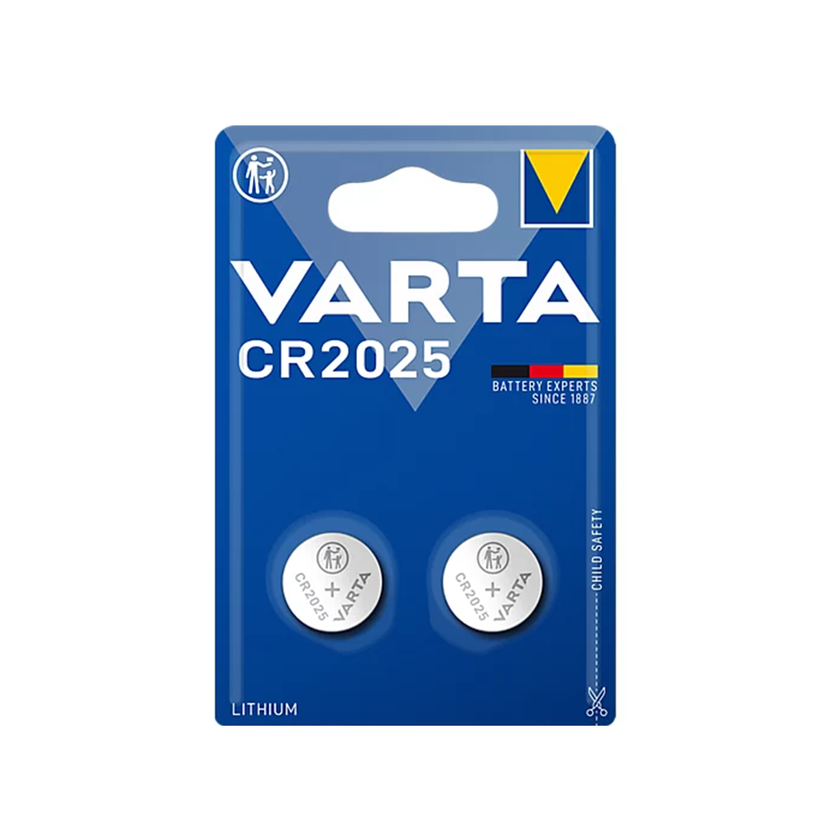 Varta-Pile bouton Lithium-CR2025 (blister de 2)