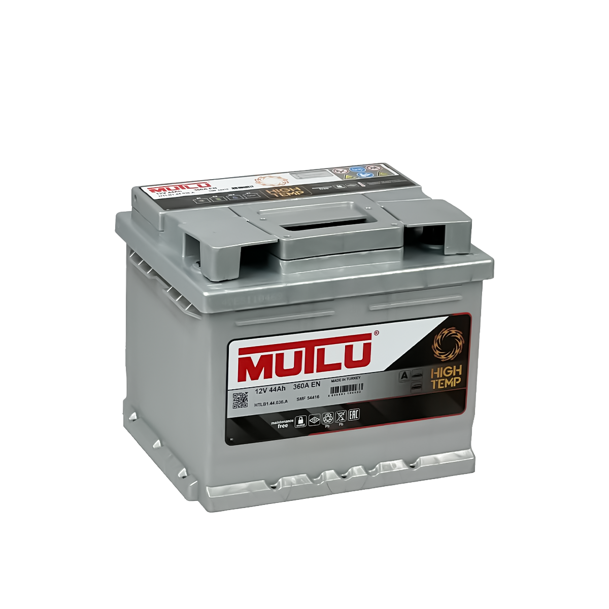 DIN44L MUTLU BATTERY 44AH MADE IN TURKEY