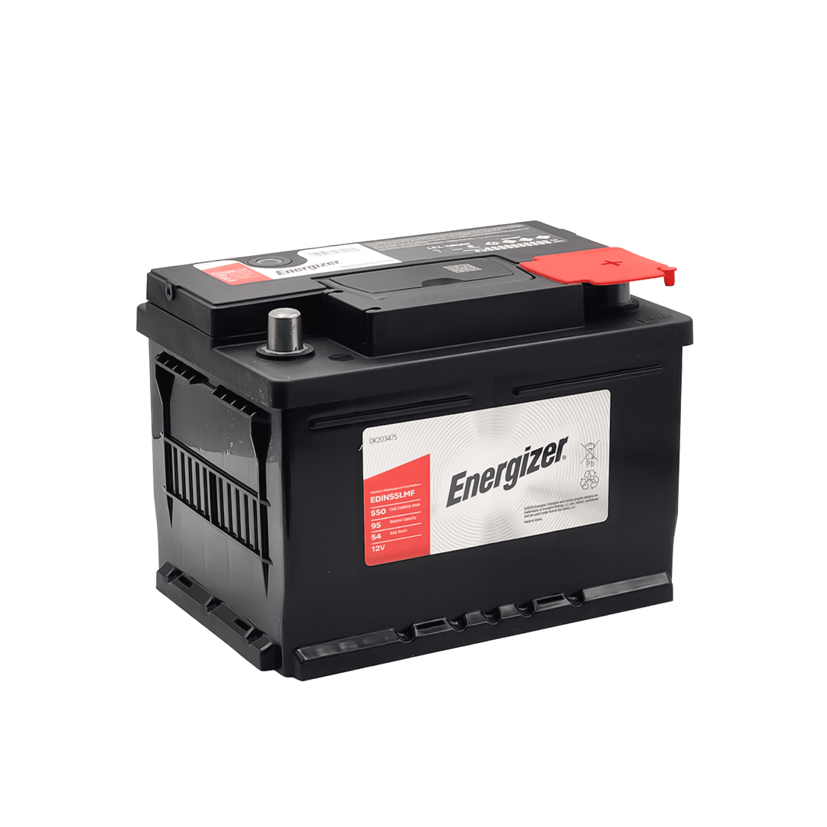 DIN55L ENERGIZER MAX SMF BATTERY 55AH
