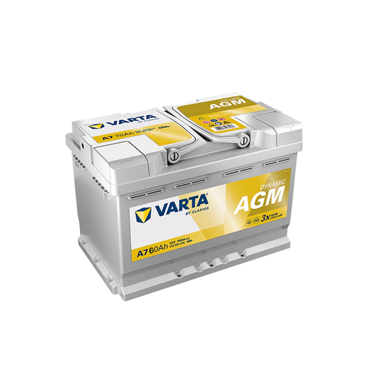 DIN60L AGM VARTA BATTERY 60AH